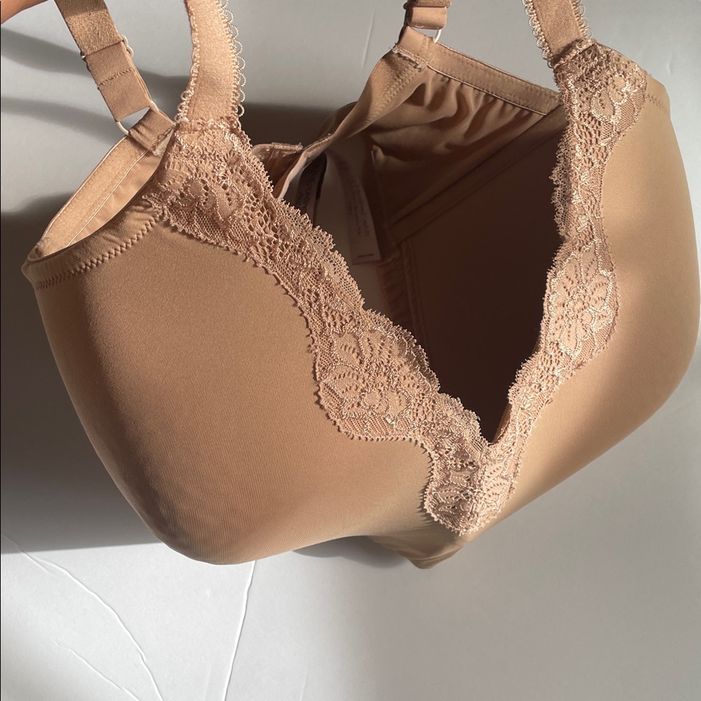 Nude Lace-Trim Full Coverage Bra - Women Intimates
